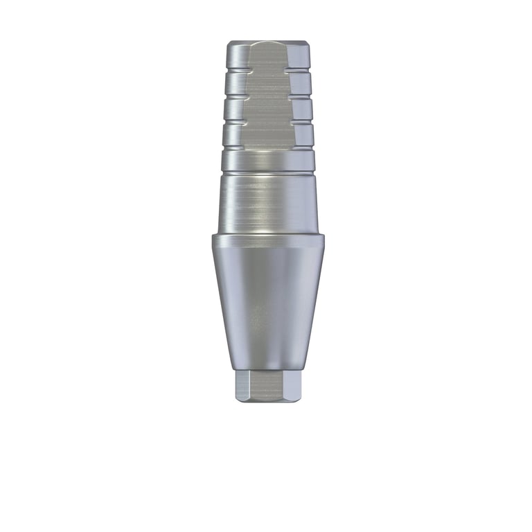 DSI Titanium RP Shoulder Straight Abutment, 4.0mm, Internal Hex Compatible, 1/Pk. Features grade 5