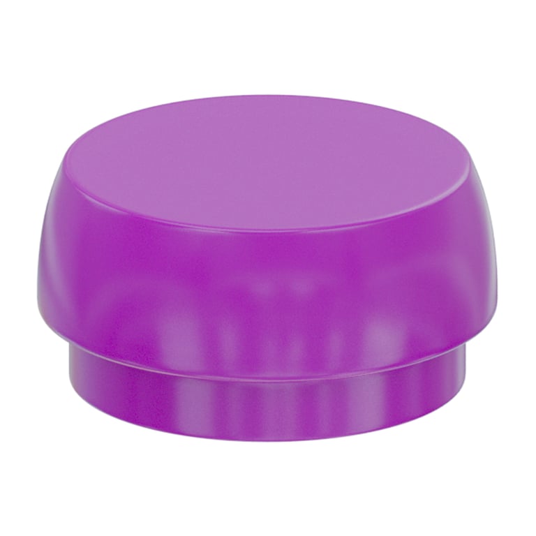 DSI Soft Retention Insert Cap Loc-In, Violet Strong, 1/Pk. Made of durable polyamide