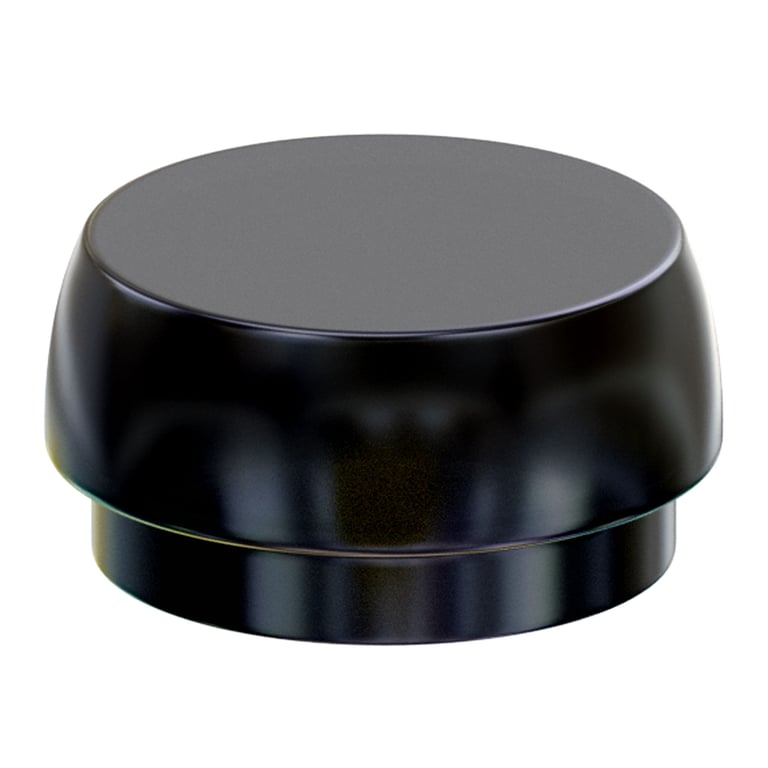 DSI Soft Retention Insert Cap Loc-In, Black Lab Cap, 1/Pk. Made of durable polyamide