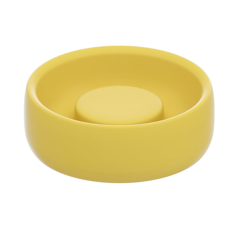 DSI Soft Retention Insert Cap with Pin Loc-In, Yellow Extra Soft, 1/Pk. Made of durable polyamide