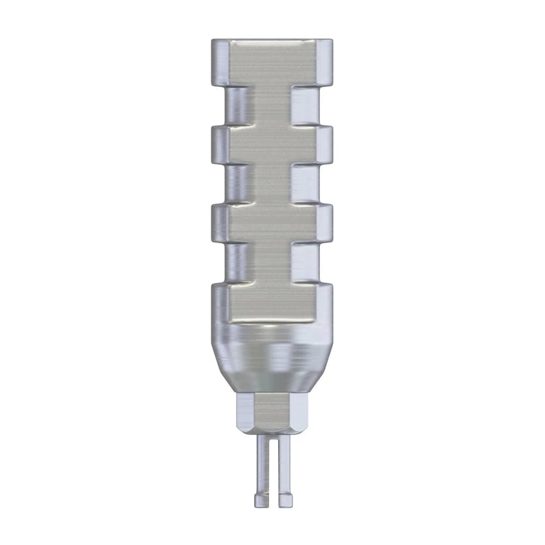 DSI Stainless Steel Closed Tray Click Transfer, Regular L 13mm, 1/Pk. 2.42mm internal hex