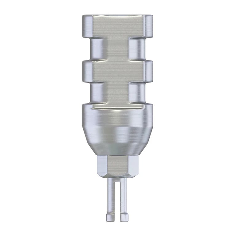 DSI Stainless Steel Closed Tray Click Transfer, Regular L 9mm, 1/Pk. 2.42mm internal hex connection