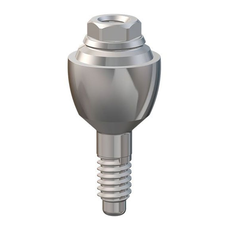 DSI Straight Multi-Unit Abutment, MIS SP Compatible, Ø4.8mm x 3mm Gingival Height, 1/Pk. Designed