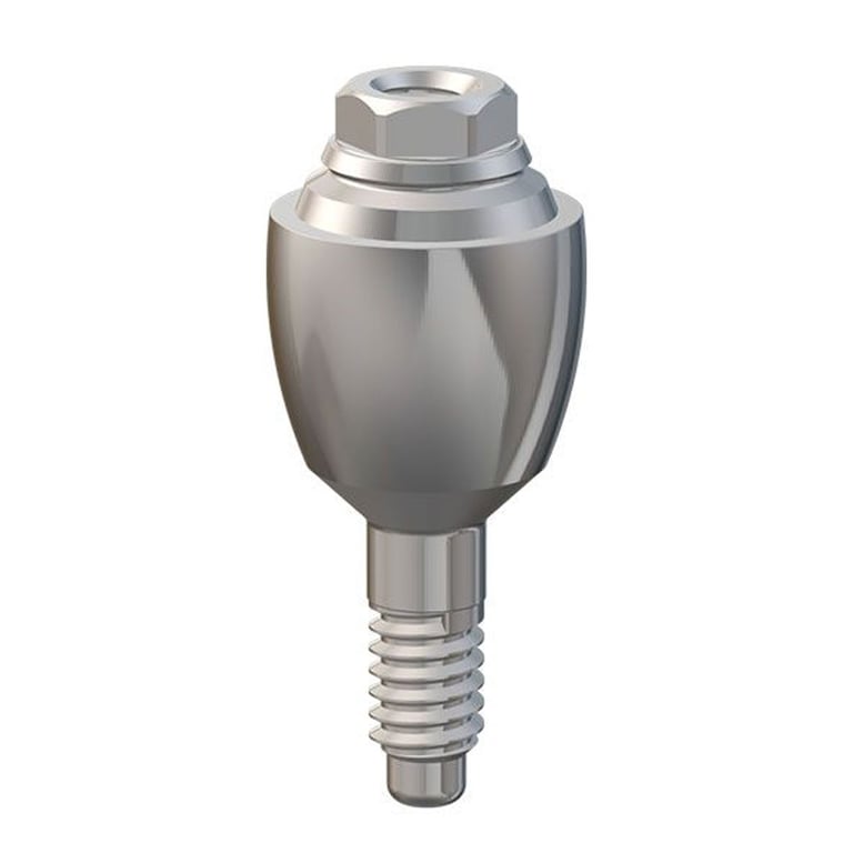 DSI Straight Multi-Unit Abutment, MIS SP Compatible, Ø4.8mm x 4mm Gingival Height, 1/Pk. Designed