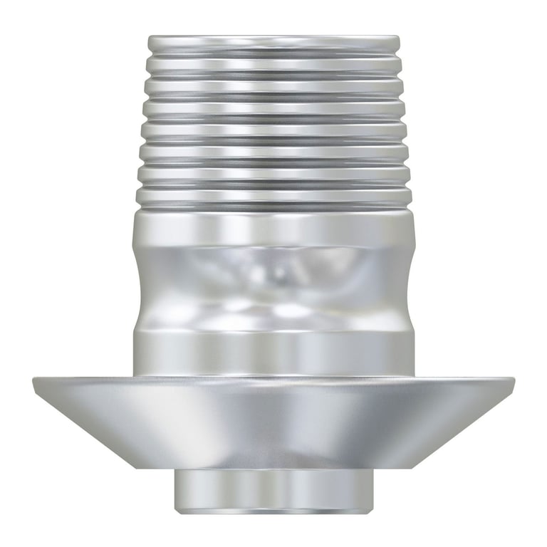 DSI Ti-Base Abutment Rotational Wide Body for the MIS WP, Ø4.5mm x 0.5mm Height, with Fixation