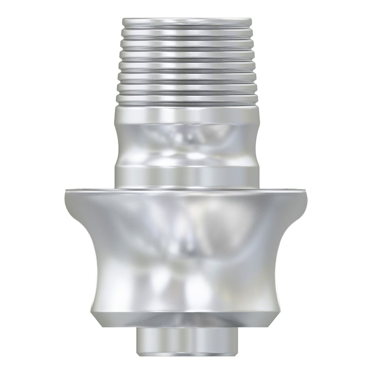 DSI Ti-Base Abutment Rotational Wide Body for the MIS WP, Ø4.5mm x 3mm Height, with Fixation
