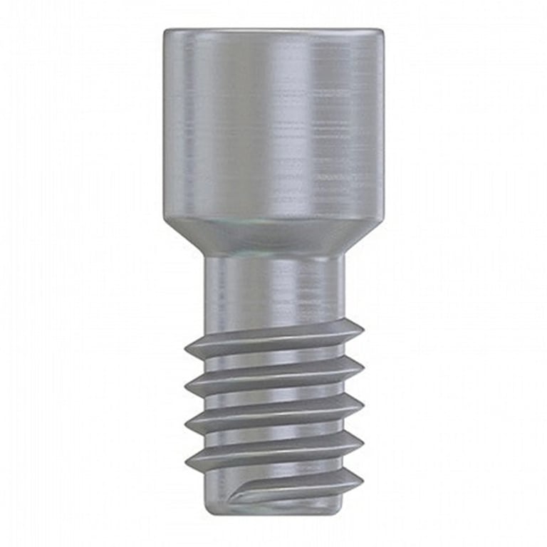 DSI Premium MUA Fixation Short Screw, Ø2.0mm x 2.6mm, 1/Pk. Compatible with a regular 1.25mm
