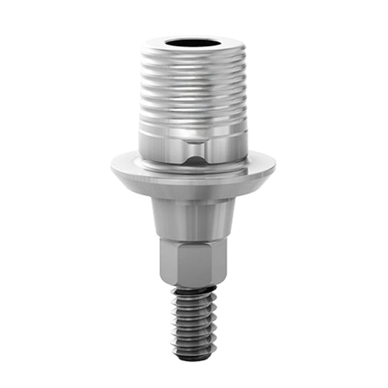 DSI GM Titanium Base for Neodent Grand Morse, Ø5.5mm x 0.8mm Height, with Removable Screw, 1/Pk