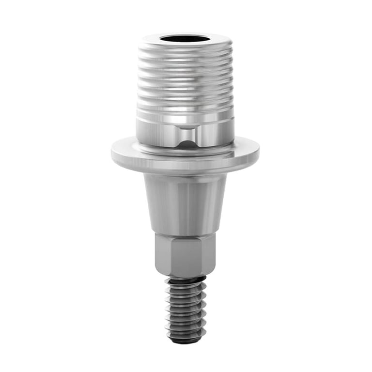 DSI GM Titanium Base for Neodent Grand Morse, Ø5.5mm x 1.5mm Height, with Removable Screw, 1/Pk