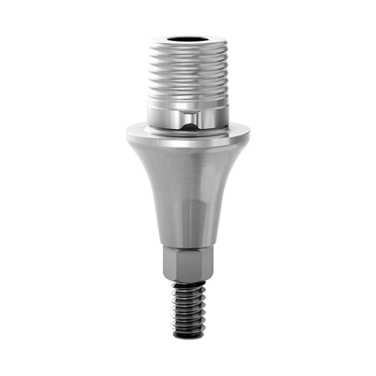 DSI GM Titanium Base for Neodent Grand Morse, Ø5.5mm x 3.5mm Height, with Removable Screw, 1/Pk