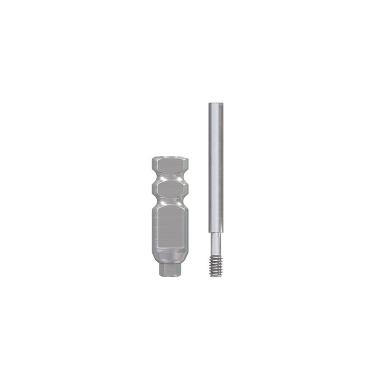 DSI Open Transfer, 2.42 mm Standard Platform, 13 mm Long Screw. Stainless steel. Ideal