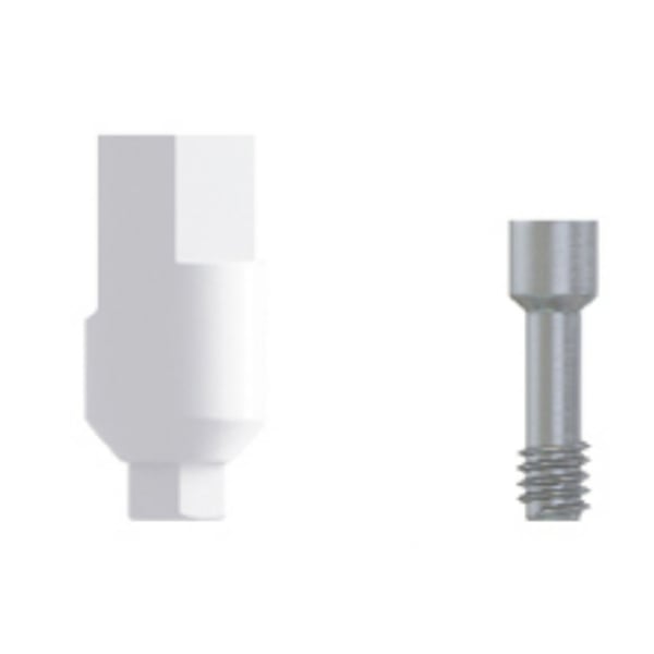 DSI Scan Post Body Regular Hex Ø 3.75mm, Height 9.1 mm. Implant-level. 1/Pk