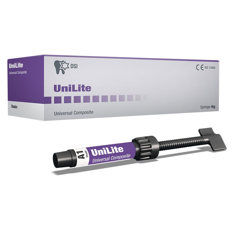 UniLite Light-Cure Micro-Hybrid Composite, A1, 4g Syringe, 1/Pk. Offers an outstanding solution