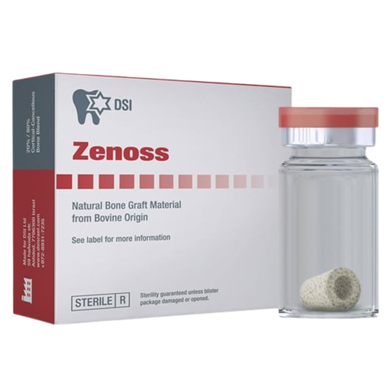 Zenoss Bone Graft Ring, Ø6.0mm, Height 10mm for Ø3.0-3.5mm Implants, Single Vial, 1/Pk. Carries