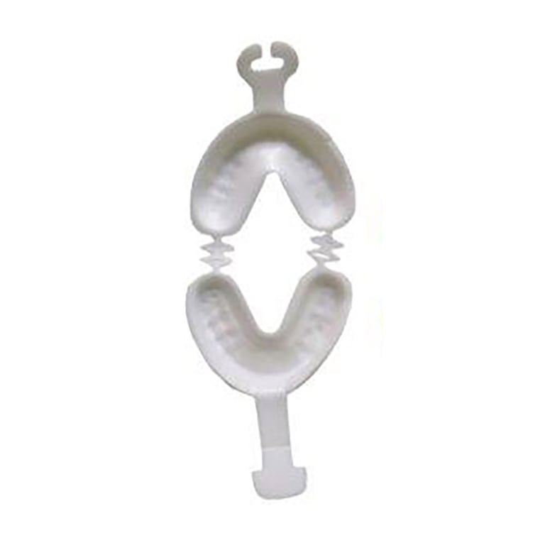 UniPACK Disposable White Dual Arch Fluoride Trays, Medium, 100/Pk. Provides a comfortable fit