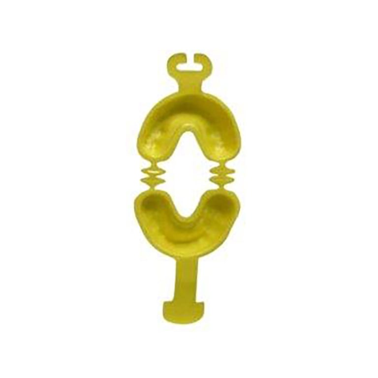 UniPACK Disposable Yellow Dual Arch Fluoride Trays, Small, 100/Pk. Provides a comfortable fit