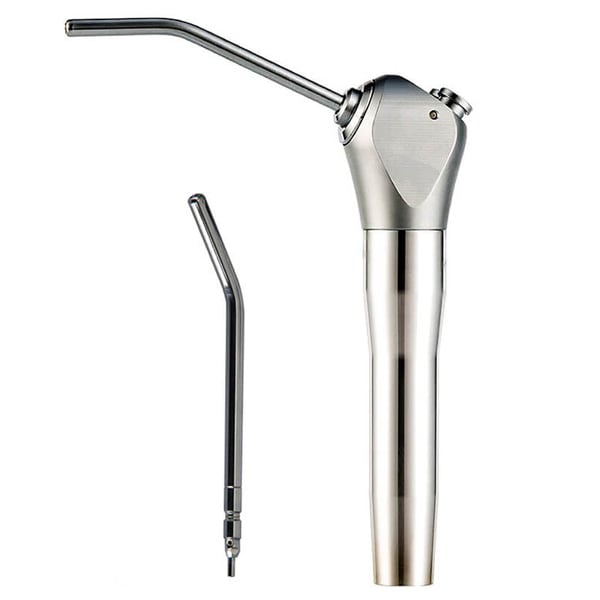 Dunlin Dental 3Way Air/Water Syringe, Standard with 2 Metal Tips