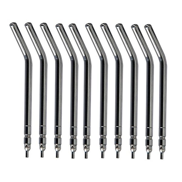Dunlin Dental Air/Water Syringe Tips, A-Dec Style, Metal, 10/Pk. Autoclavable
