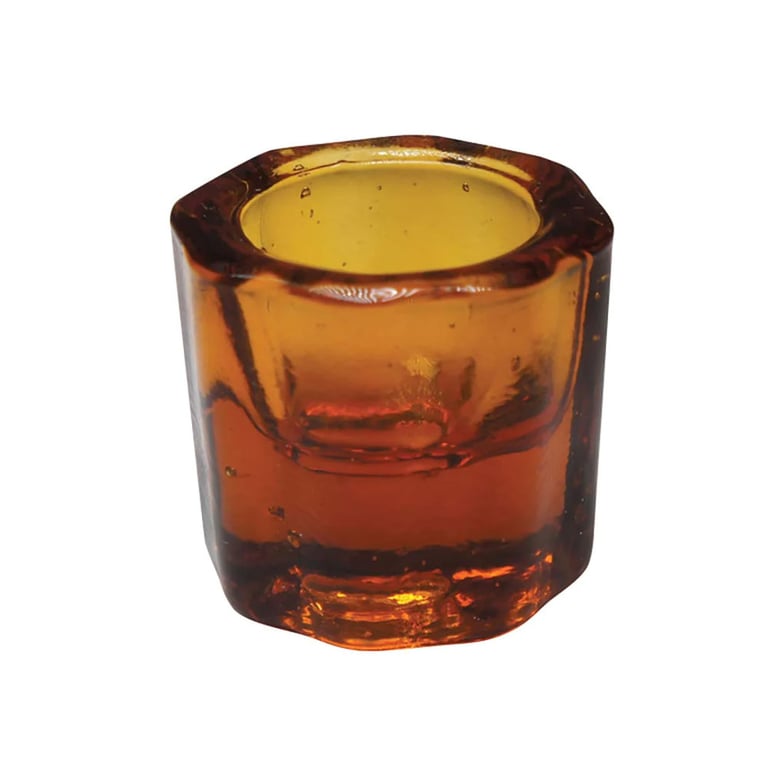 Dunlin Dental 10oz. Glass Dappen Dish, Bronze, 1/Pk. Easy and effective way to mix acrylics