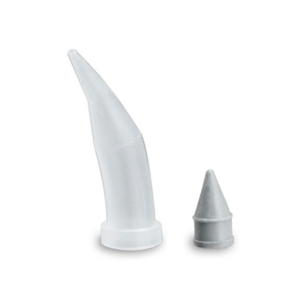 Dunlin Dental Clear Tubes and Gray Plugs, Medium Viscosity, 100 Sets/Pk. For all types