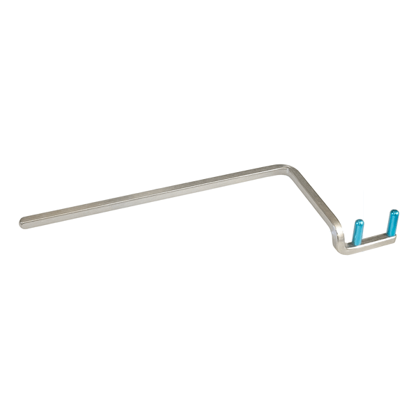 Dunlin Dental X-Ray Anterior Positioning Arm Blue Prongs, Autoclavable, 1/Pk. Works with Film