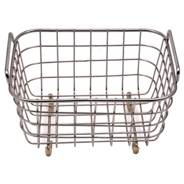 DuraSonic Mesh Basket 2.5L Ultrasonic Cleaner. Stainless Steel, measures 4.7"L x 4"W x 4"H