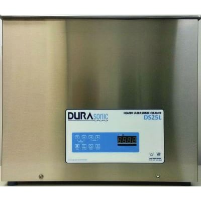 DuraSonic DS25L (6.6 Gallon) Ultrasonic Cleaner, Stainless Steel, with Lid, Basket and Drain. Tank