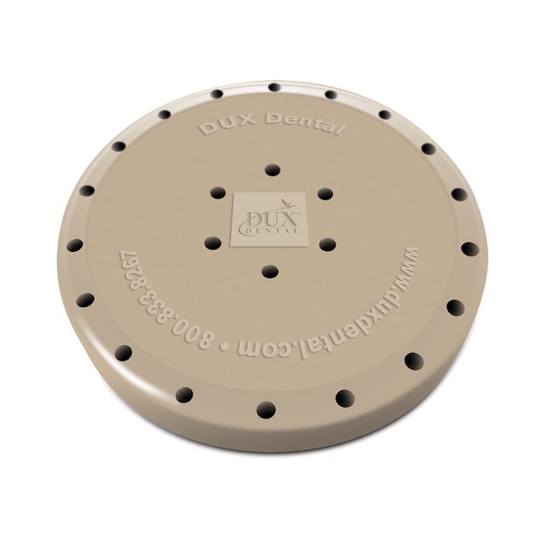 Bur Blocks 24 Hole Round Beige Resin Magnetic Bur Block. Provides Storage for all Types of Rotary