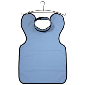 DUX Dental X-Ray Apron Lead Free Adult with Collar, Blue. *Special Order Item, allow up to 10 days
