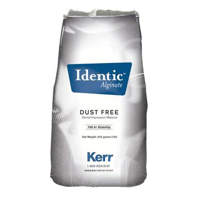 Identic Dust Free Alginate Fast Set - 1 lb Bag. Anti-microbial, Pink, Cinnamon Scent