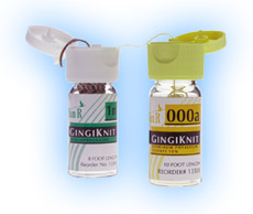 GingiKnit 00A #00 Fine Knitted Yarn Retraction Cord with Aluminum Sulfate, 72" per Bottle. #13509