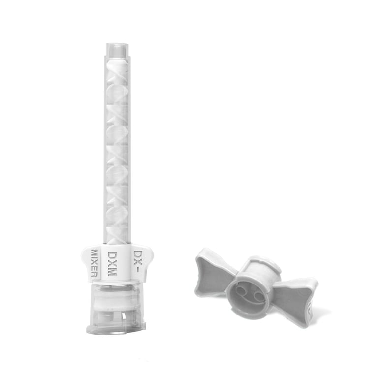 DX-Mixer Heavy Body 1:1 HP Mixing Tips with White Wings, Large (6.5 mm), 48/Pk. Includes 5