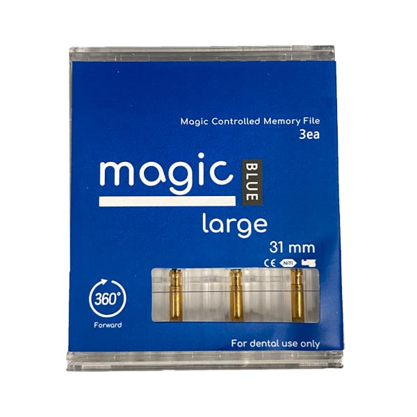 Magic Blue File Magic Blue Controlled Memory File 31mm #30-0.07 (Large) 3/Pk ...