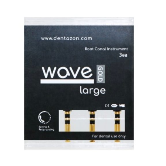 Wave Gold Endodontic File 21mm #40-0.07 (Large) 3