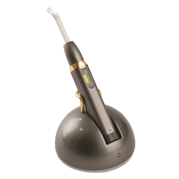 Cybird Gold Multiwave LED Curing Light with Broadband Spectrum of 400nm-490nm. Include 3 light
