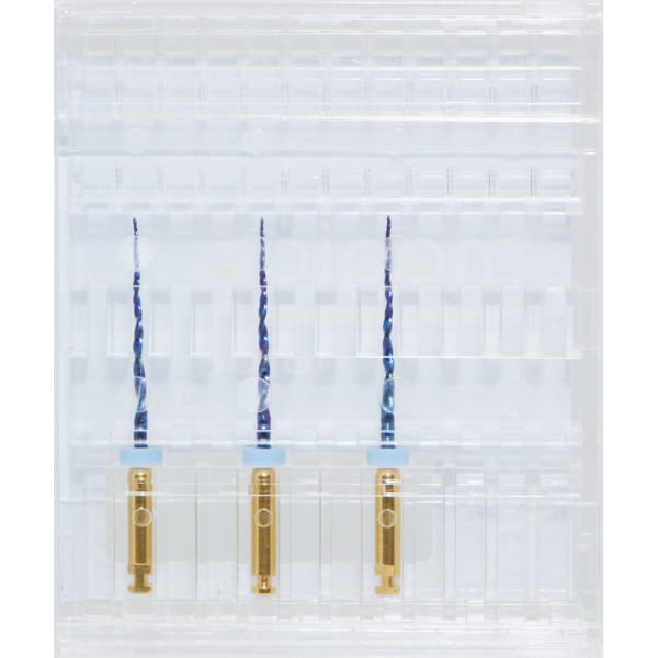 Magic Blue Controlled Memory File 21mm #30-0.07 (Large) 3/Pk. Asymmetric cross-section design