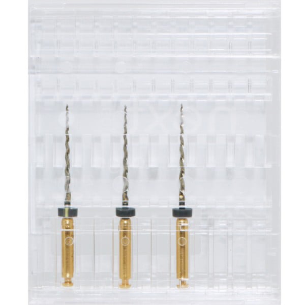 Next Gold Endodontic File 21mm #40-0.06 (Large) 3/Pk. Convex Triangular Design - Forward 360°