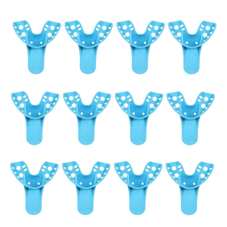 Dynarex Disposable Impression Tray, #10 Anterior Lower, 12/Bx. Fits comfortably to secure molding