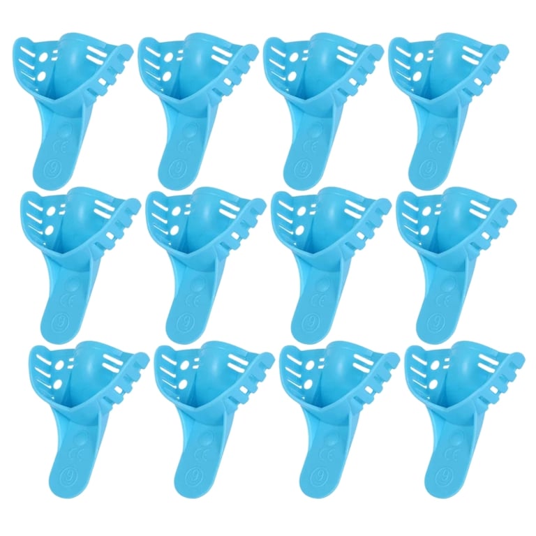 Dynarex Disposable Impression Tray, #9 Anterior Upper, 12/Bx. Fits comfortably to secure molding