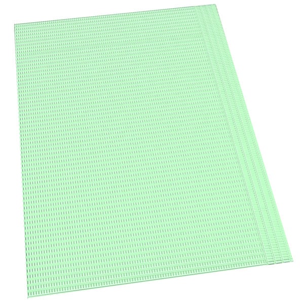Dynarex Patient Bibs, Mint Green, 12.88" x 17.75", 500/Case, 2-Ply Paper with a waterproof poly