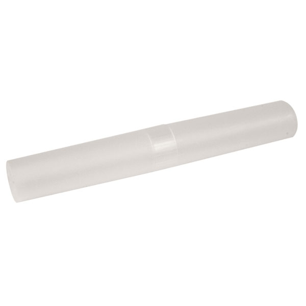 Dynarex Toothbrush Holders, Plastic 2 Piece Tube, Ivory 100/Case