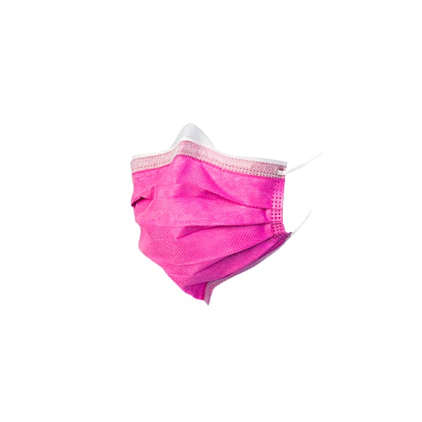 beesure Vibe Face Mask - Glamorous Pink 50/Box. 100% latex and fiberglass-free. VA DuoSeal