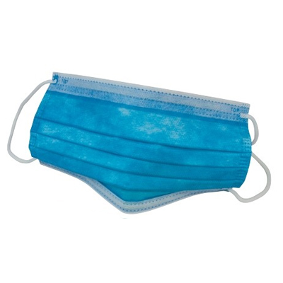 beesure Vibe Face Mask - Luminous Blue 50/Box. 100% latex and fiberglass-free. VA DuoSeal with top