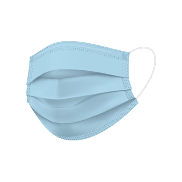 BeeSure Face Masks BLUE with Subtle Peppermint Sc
