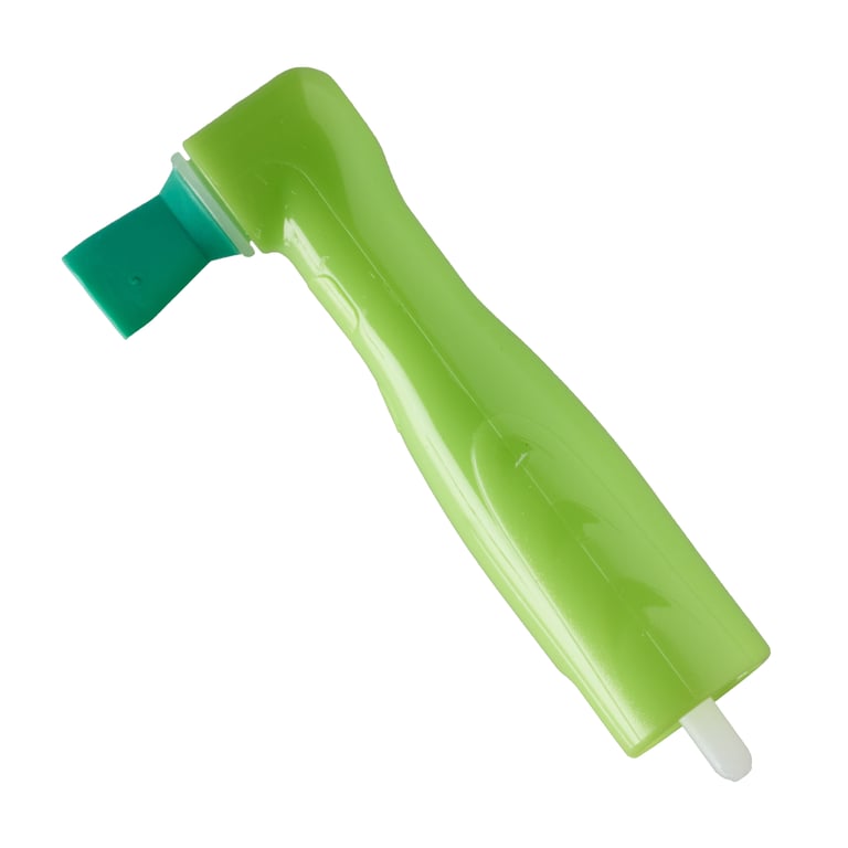 BeeSure Disposable Prophy Angle with SOFT Cup Green 100/Pk. Ribbed and Webbed. Fits all standard
