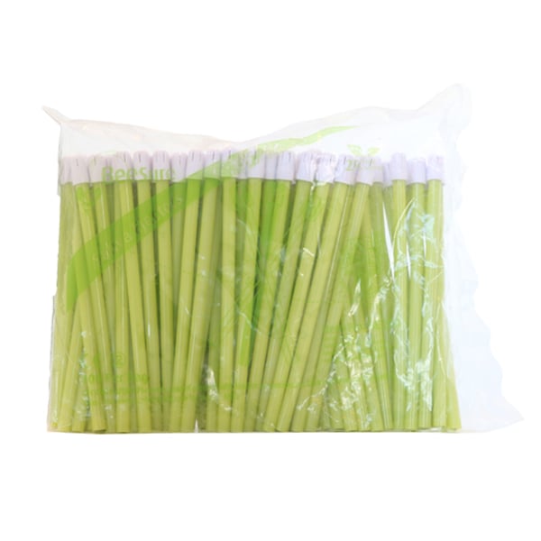 BeeSure Saliva Ejectors - Green 100/Box. Fixed tip with smooth edges ensures patient comfort