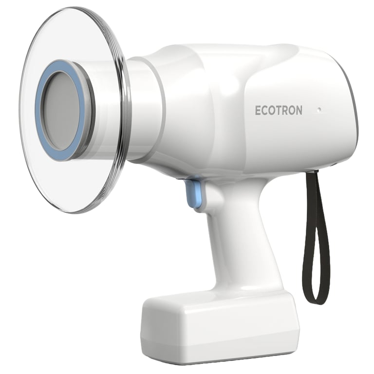 Ecotron DT-703 70kV Portable Handheld X-Ray, Single Unit. Light-weight, ambidextrous. 70kV