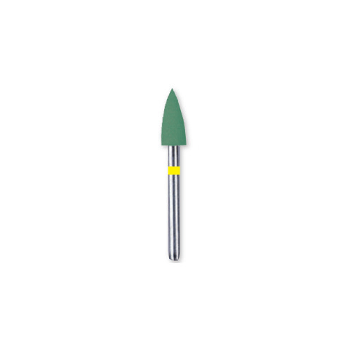 Edenta Alphaflex High-Lustre Polisher, Supergreen, 6.0 mm Length, 12/Pk. Size (BRY0153FG)