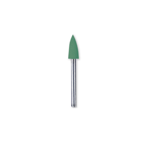 Edenta Alphaflex Precious Alloy Polisher, Green, 6.0 mm Length, 12/Pk. Size (1/10 mm) (0153FG)