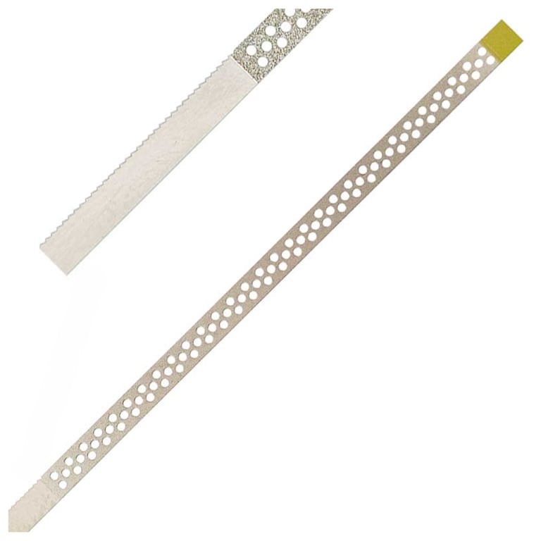 Edenta Perforated Serrated Diamond Finishing Strips, Super Fine, Yellow, Single Sided (PCXDS2)